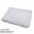 thumbnail image 5 of Purple Floor Pillow Lounger Cover, Watercolor Paint Style Nostalgic Retro Style Polka Dot Pattern Theme Classic, Nap Mat Printed Fabric Case for 5 Pillows, 88" x 36", Lilac Blue, by Ambesonne, 5 of 5