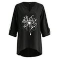 thumbnail image 3 of Patlollav Womens Long Sleeve T-Shirt Autumn Open Front Loose Outerwear Blouse Coat Tops, 3 of 6