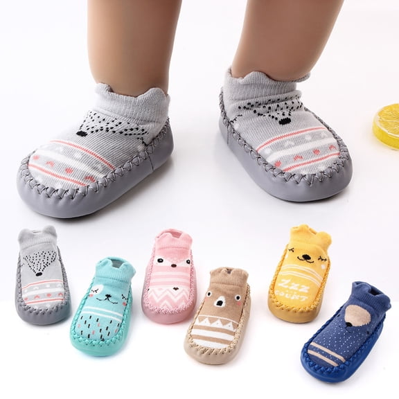 Infant Shoes for Girls Baby Boys Sock Shoes Non-Slip First Walking Shoes Soft Sole Slippers Toddler Sneakers