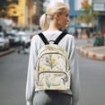thumbnail image 7 of FORMRS Mini Backpack Purse for Women Travel Daypack Casual Shoulder Bag, Floral Rabbit, 7 of 7