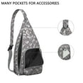 thumbnail image 2 of 4-Pockets Cross Body Bags for Woman Men,Cute Sea Life Sling Bag Chest Bag with Adjustable Strap Women's Crossbody Bags for Outdoors Hiking Traveling, 2 of 4