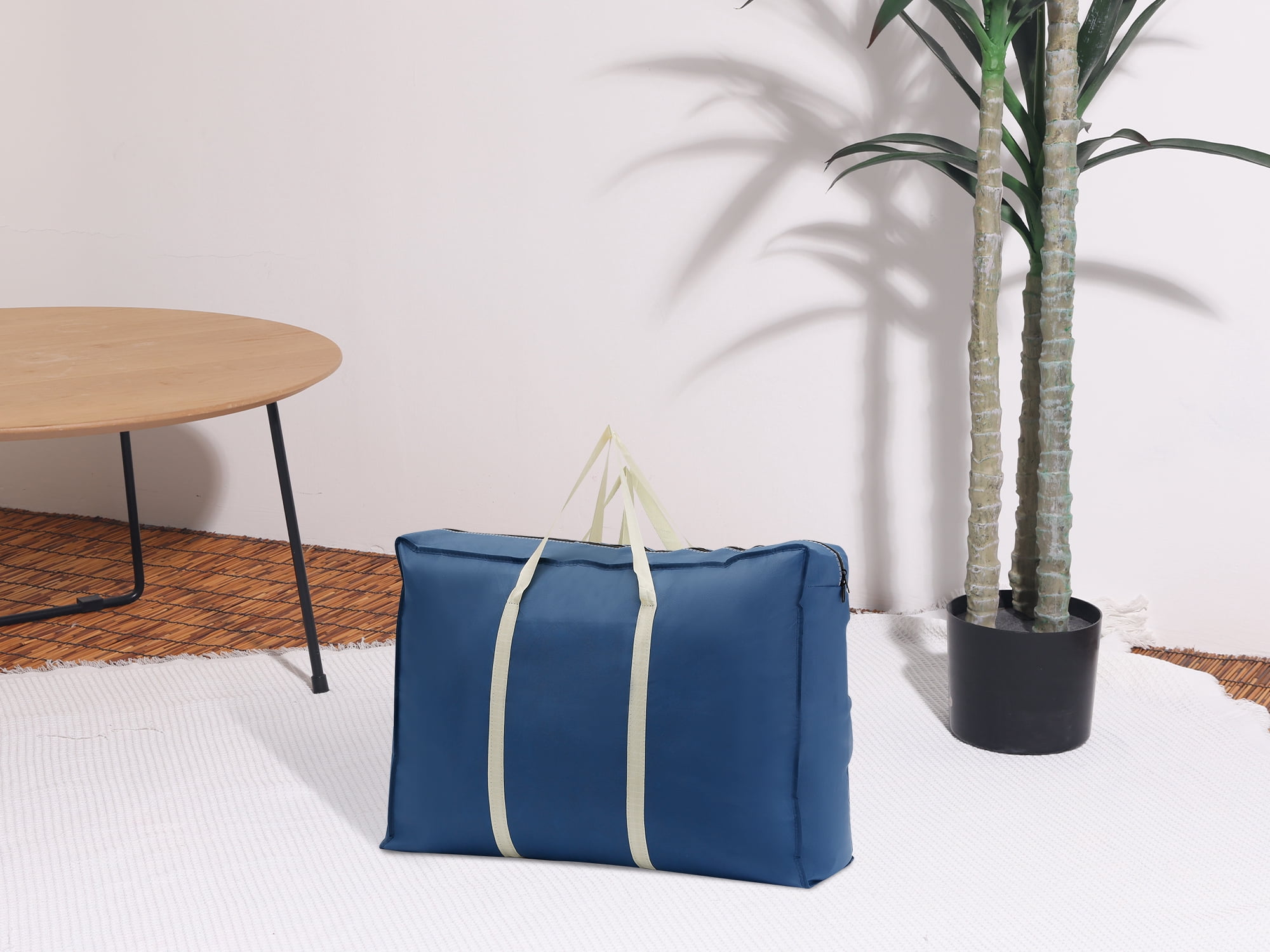 Unique Bargains 1 Pack Clothes Storage Bags Moving Bags Navy Blue 27*20*10in