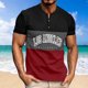 thumbnail image 5 of Mens Casual Pantalones Cortos Cuello Redondo Patchwork Suéter Blusa de Fitness, Camisetas para Hombre, 5 of 7