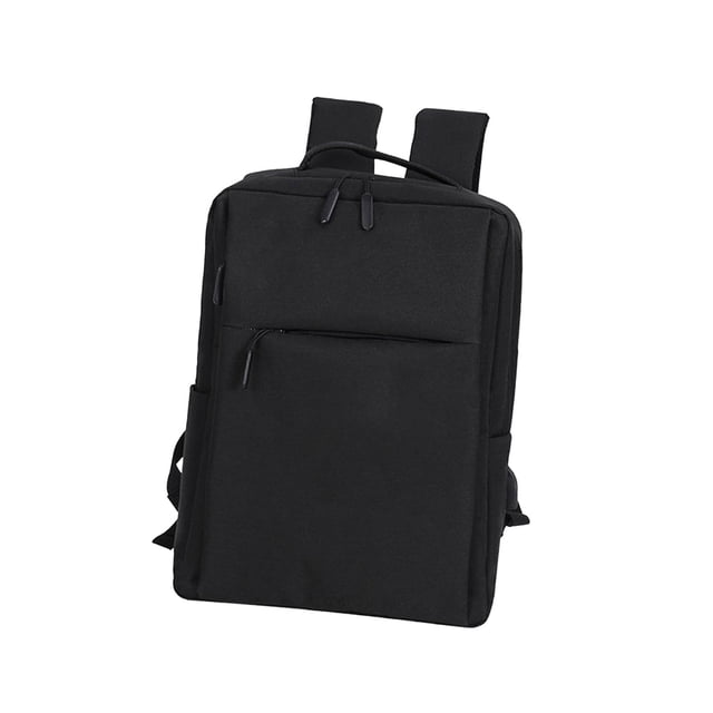 Mochila informal Yuyangstore para portátil de 15,6 pulgadas con cinturón para carrito Negro