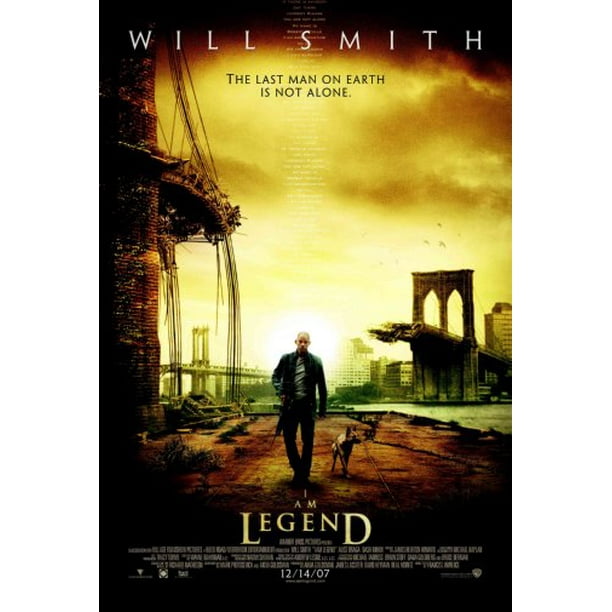 I Am Legend Movie Poster 24x36 Art Poster 24x36 Walmart Com Walmart Com I Am Legend Movie Poster 24x36 Art Poster 24x36 Walmart Com Walmart Com