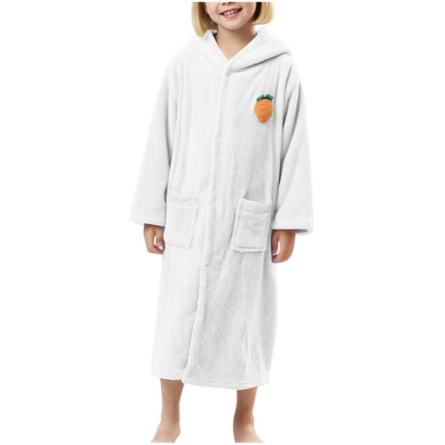 Soft Bath Towels for Children - Hooded Bath Towels with Pockets for Daily Use