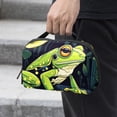 thumbnail image 2 of Frog Cable Organizer Waterproof Oxford Cloth Travel Case, PC Case, Cable Organizer Bag, Cable Organizer Desk, Electronic Digital Products Storage Case 5.9x9.44x3.14 in, 2 of 6