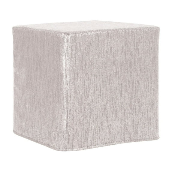 Elizabeth Austin Glam No Tip Block Ottoman