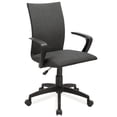 thumbnail image 1 of Leick Chaise de Bureau en Lin Apostrophe Noire, 1 of 6