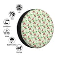 thumbnail image 4 of Easygdp Flower With Ladybug Wheel Cover,Spare Tire Cover,4-17in Spare Tire Cover Universal Fit for Trailer, Car, Truck, SUV, Jeep-15 inch, 4 of 6