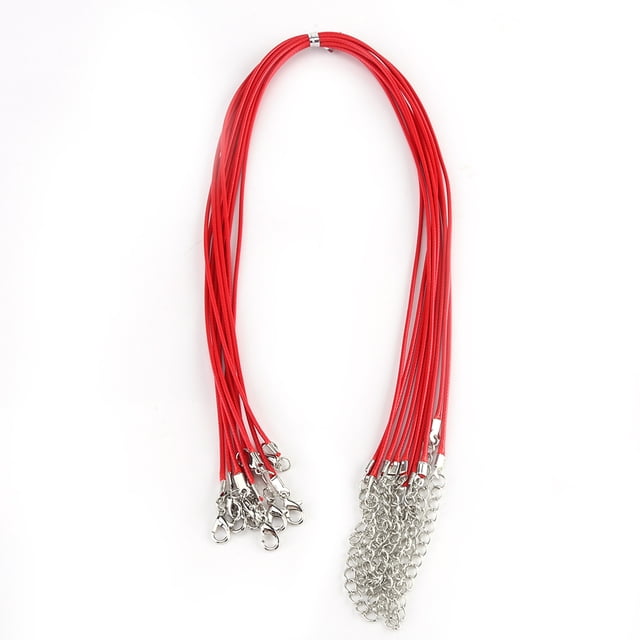Necklace Wax Rope10PCs Adjustable Necklace Wax Necklaces Rope Handmade Wax Rope Extended Durability