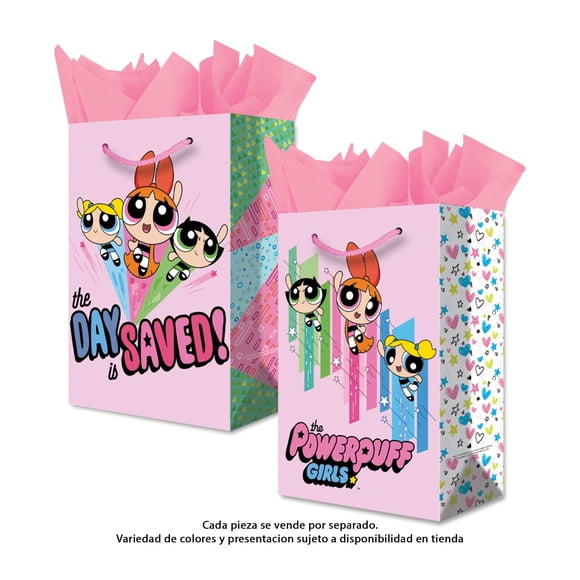 Bolsa de Regalo Granmark Chicas Superpoderosas Saved Grande 36 cm x 24 cm Varios Modelos 1 pieza