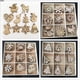 thumbnail image 2 of 50 adornos colgantes de madera para árbol de Navidad, decoraciones para fiestas navideñas para el hogar, regalo de copo de nieve de Navidad de Año Nuevo 2023, 2 of 5