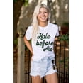 thumbnail image 3 of Kale Before Ale Beer Drinking Healthy Plus Size Crewneck Graphic Tee Shirt Brisco Brands 4X, 3 of 4