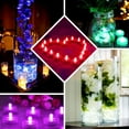 thumbnail image 5 of Efavormart Submersible LED Waterproof Light RGB for Vase Wedding Party Fish Tank Tea Vase Battery Candles - Green-12pcs, 5 of 11