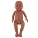 thumbnail image 2 of 41 cm de vinilo nude recién nacido muñeca de bebé práctica infantil fingir jugar- niño africano, 2 of 5