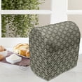 thumbnail image 4 of Retro Lounger Chair Bag, Geometric Diagonal Forms and Inner Flower Petals Earth Tones Nostalgic Print, High Capacity Storage with Handle Container, Lounger Size, Dark Brown Cream, by Ambesonne, 4 of 5