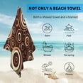 thumbnail image 4 of GZHJMY Beach Towel for Women Girls, Fashion Texture Bath Towel, Oversized Lightweight Sport Towel, 31x71 Inch, 4 of 7