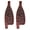 Mahogany Tooled, variant on Horse Western Leather Latigo Tooled Replacement Saddle Fenders 5209