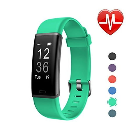 LETSCOM Fitness Tracker with Heart Rate Monitor Watch, Activity Tracker with Step Counter, Pedometer, Calorie Counter Watch for Kids Women