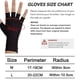 thumbnail image 5 of Guantes para artritis para mujeres y hombres, guantes sin dedos, los mejores guantes de cobre para túnel carpiano, mecanografía en computadora y trabajo diario, soporte para manos - 1 par,Negro,M, 5 of 6