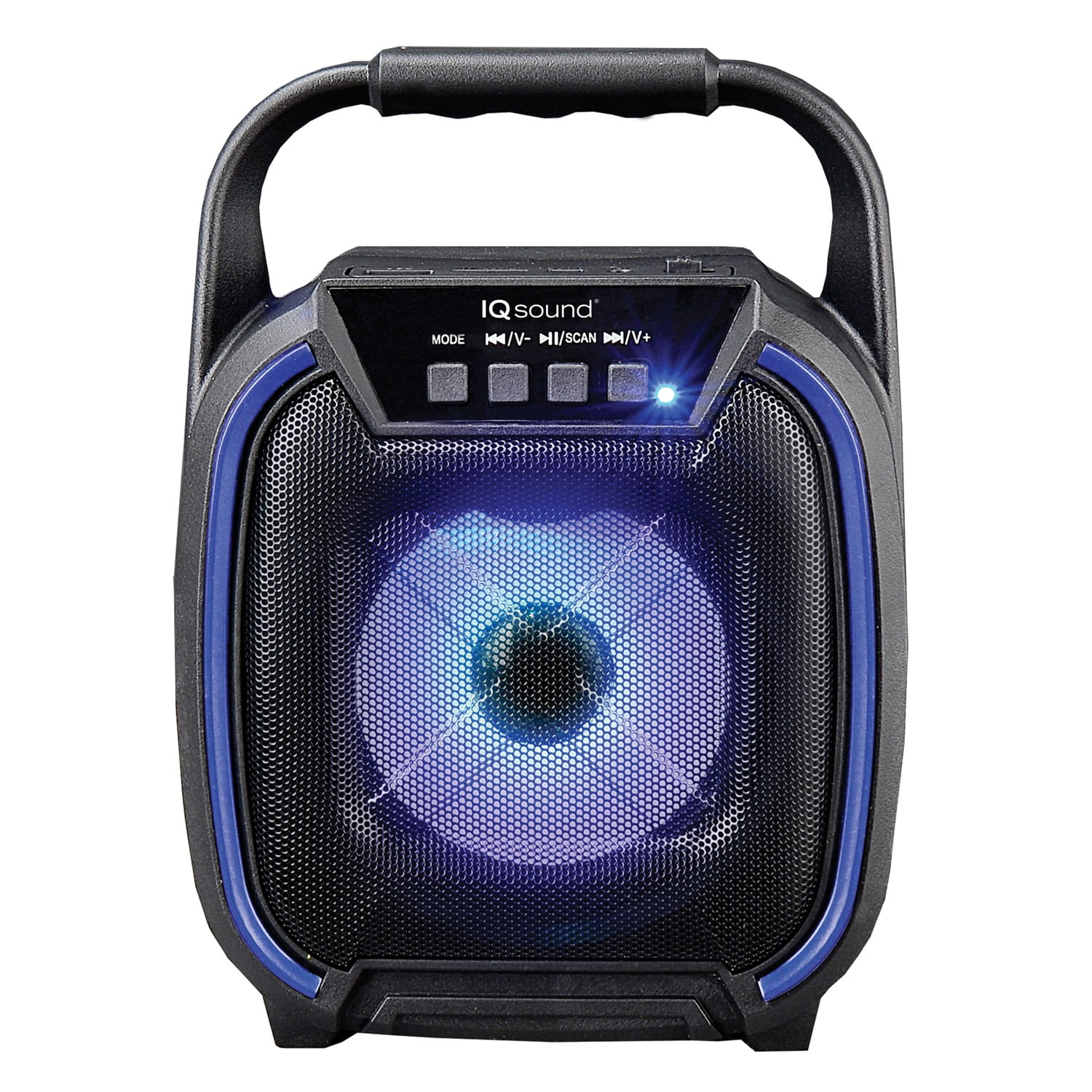 （48） bluetooth lautsprecher QFX Portable Bluetooth Speaker with LED Lighting, 12-Inch