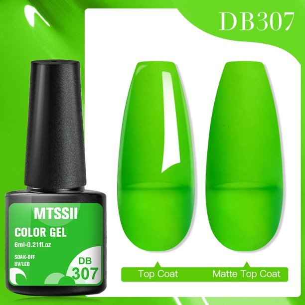Mtssii-esmalte de uñas de Gel con purpurina holográfica, lentejuelas brillantes de Color Primavera, barniz UV Soak Off LED, decoración artística de uñas, 6ml