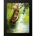thumbnail image 2 of Larson 15x18 Black Modern Framed Museum Art Print Titled - Going Boating On The Lake, 2 of 5