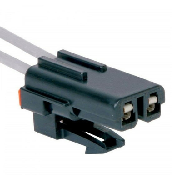 KarParts360 For GMC Sierra 1500/2500 2006 2007 2008 Multi-Purpose Pigtail | Black | Square Shape | 2 Terminals | Female Terminal Gender | 406.4 Millimeters Wire Harness Length | Blade Terminal