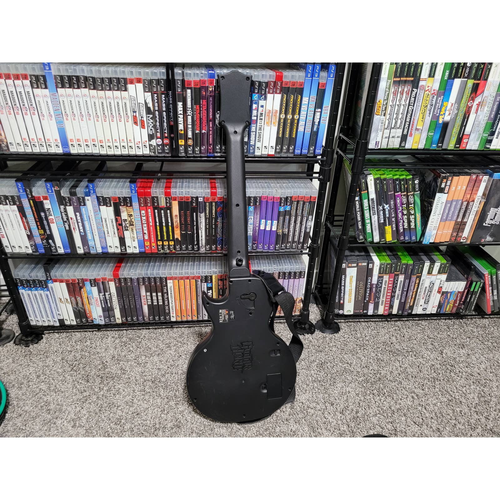 Wireless Gibson Les Paul Aerosmith Guitar | Guitar Hero | Microsoft Xbox 360