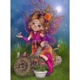 thumbnail image 1 of Cuadros Decorativos 5D DIY diamante pintura ojos grandes niña completo redondo taladro decoración Sywqhk Nuevos Originales, 1 of 9
