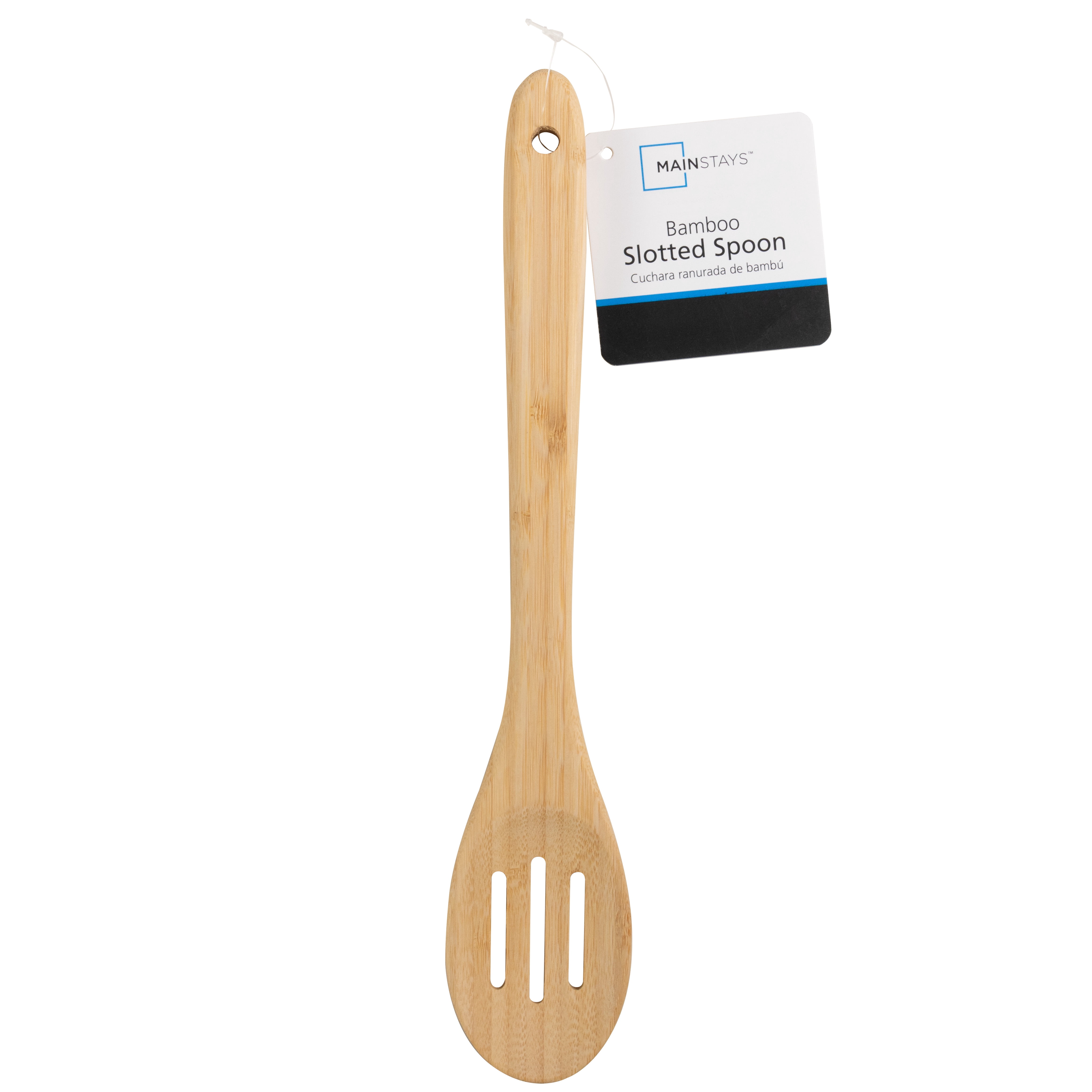 Mainstays 13" Bamboo Slotted Kitchen Spoon