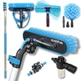 thumbnail image 2 of IGADPole Trousse de Nettoyage de Fenêtres 17 Pi (5 m), Trousse d'Équipement pour Laver les Fenêtres – Raclette, Récurant, Distributeur de Savon et Brosse à Eau, Outil de Nettoyage avec Perche d'Extension pour la Maison et l'Extérieur, 2 of 4