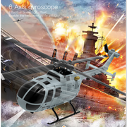 Roofworld C186 2.4G RC Helicopter with 6-Axis Gyroscope, Gray