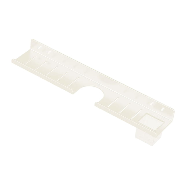 Organizador de pared para baño, bandeja flotante, práctico y elegante para lavabo. Blanco cremoso
