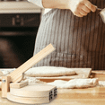 thumbnail image 3 of 2X Wood Tortilla Press Dumpling Skin Maker Presser Chapati Roti Taco Corn Maker Pressing Kitchen Gadget Accessories, 3 of 6