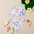thumbnail image 3 of Yuanyu Big Girls 2Pcs Swimwear Kids Bikini Beach Sets Child Summer Swimsuits Bathing Suit 8-12 Years, 3 of 7