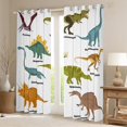 thumbnail image 2 of Erosebridal Dino Curtains 42x90 inch,Dinosaur Blackout Curtains,Set of Ancient Dinosaur Curtains & Drapes,Jungle Animal Window Curtains 2 Panels Wrinkle Free, 2 of 6
