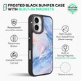 thumbnail image 4 of Fairy - iPhone 16 Plus Frosted Black Bumper MagSafe Case,iPhone 16 Pro Max, 4 of 7