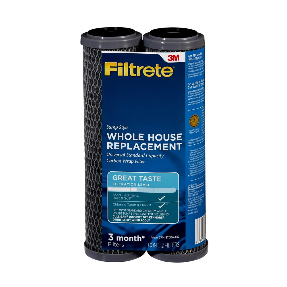 Filtrete Standard Capacity Whole House Replacement Carbon Wrap Water
