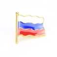 thumbnail image 3 of Rusia Bandera Símbolo Souvenir Ropa Gota Aceite Metal Pin, 3 of 4