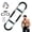 Black/Blue - Light, variant on PROIRON Twister Arm Trainer, U-Shape Multi-Purpose Design, 3 Adjustable Levels, Full Body Exercise - Heavy