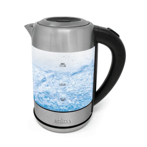 Salton Cordless Electric Glass Kettle 1.7 Liter, GK1842