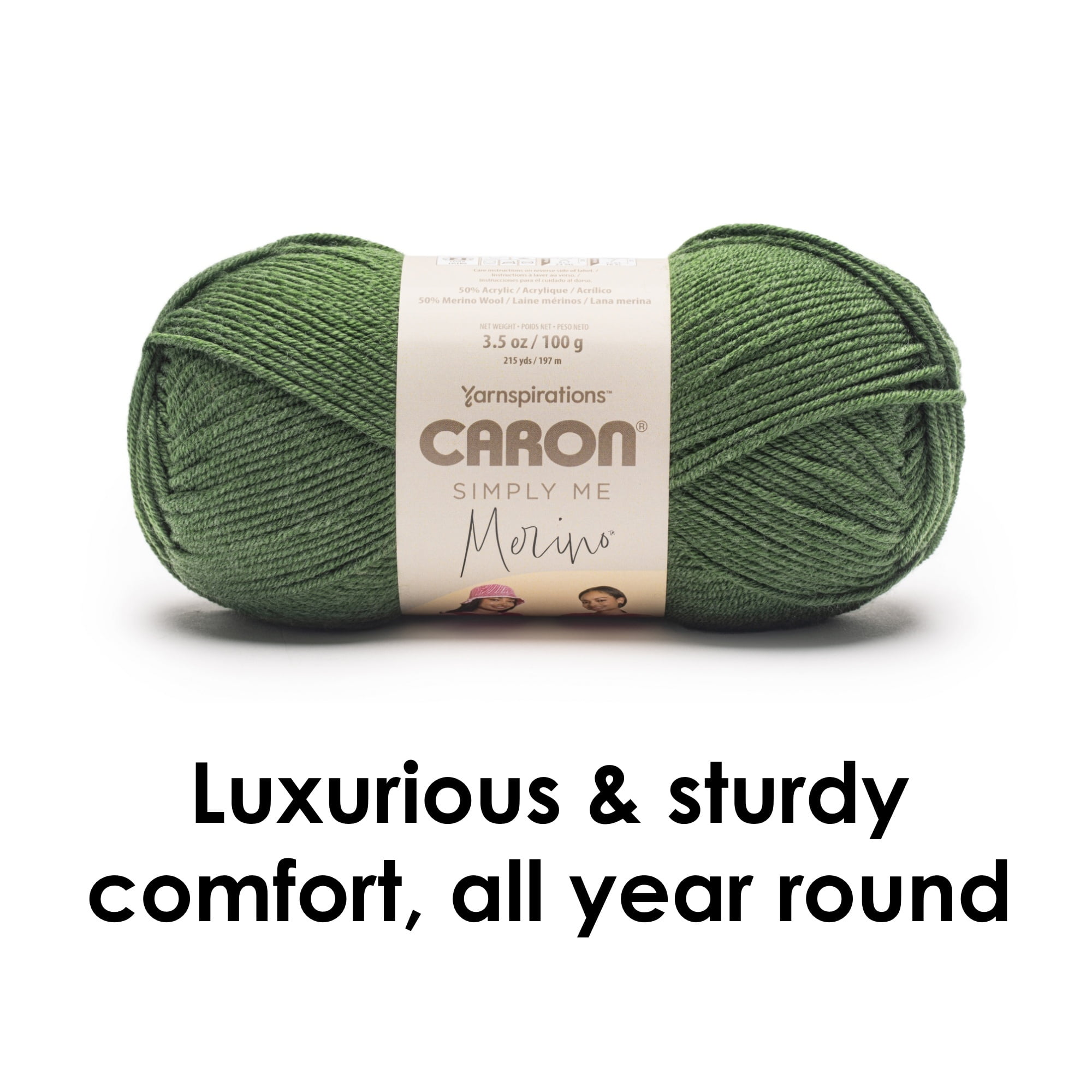 Caron® Simply Me Merino™ #3 DK (Light) Blend Yarn, Turquoise Sea 3.5oz/100g 215 Yards