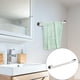 thumbnail image 4 of Toallero de baño, juego de accesorios de baño, organizador de baño Plata 40cm, 4 of 7