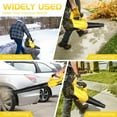 thumbnail image 7 of Electric Cordless Leaf Blower with 2 Batteries and Charger, 2 Speed Mode, Lightweight Leaf Blowers for Blowing Leaves, Patio Cleaning, Lawn Care and Dust, 7 of 7