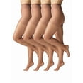 thumbnail image 2 of Silk Impressions 20 Denier Sheer Tights and Control Top Pantyhose for Women, Sizes S-3XL, 4-Pack, 2 of 4