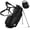 Black, variant on Sturdum 14-Way Golf Stand Bag for Men & Women, Lightweight Golf Bag with Full-Length Dividers, Ergonomic Double Shoulder Strap, Multiple Storage Pockets & Rain Hood