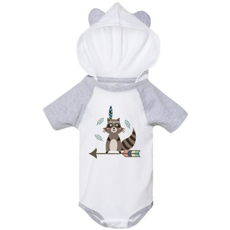 

Inktastic Raccoon Woodland Tribal Arrow Gift Baby Boy or Baby Girl Bodysuit