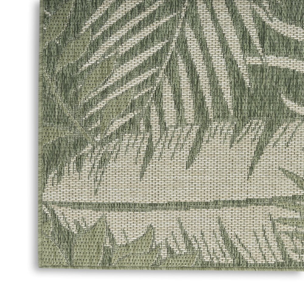 Nourison Home Garden Oasis 10' x 14' Green Ivory Outdoor Rug